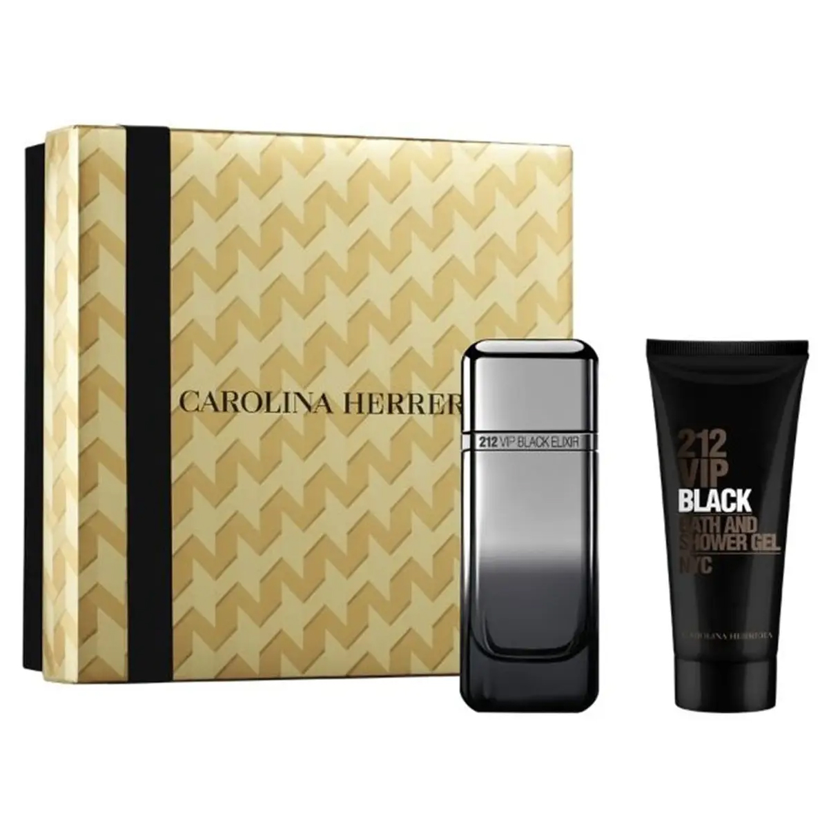 CAROLINA HERRERA COFRE 212 VIP BLACK ELIXIR EDP X 100 ML.